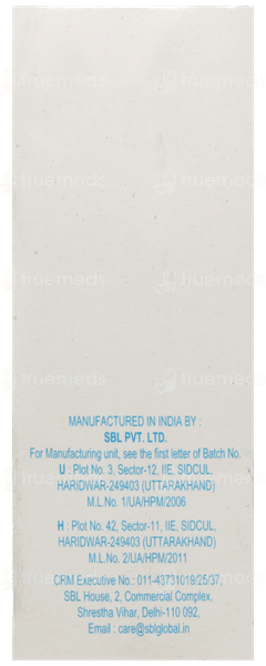 Sbl Bacopa Monnieri Brahmi Q Mother Tincture 30Ml
